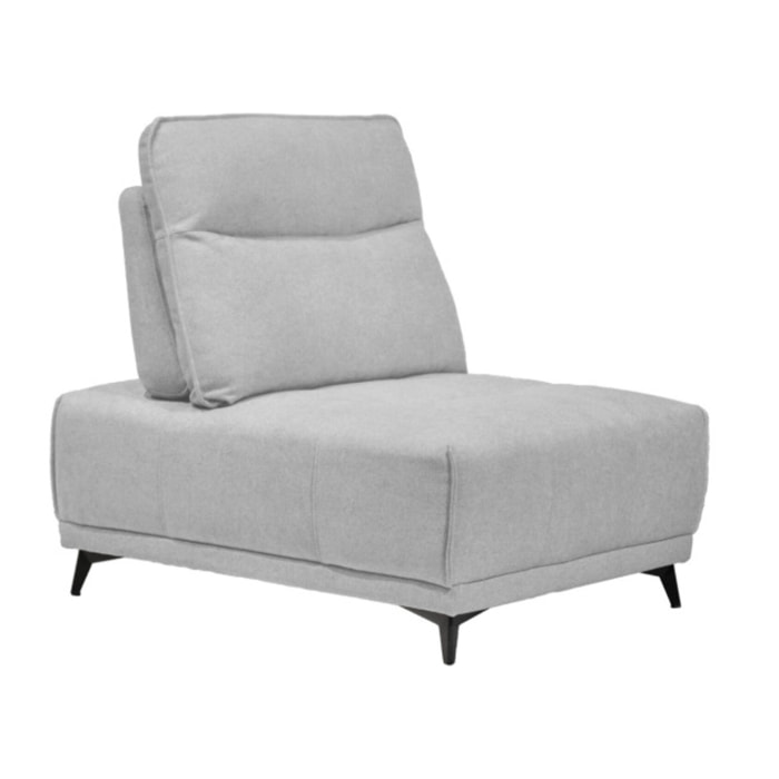 Chauffeuse 1 place de canapé modulable en tissu - BORA