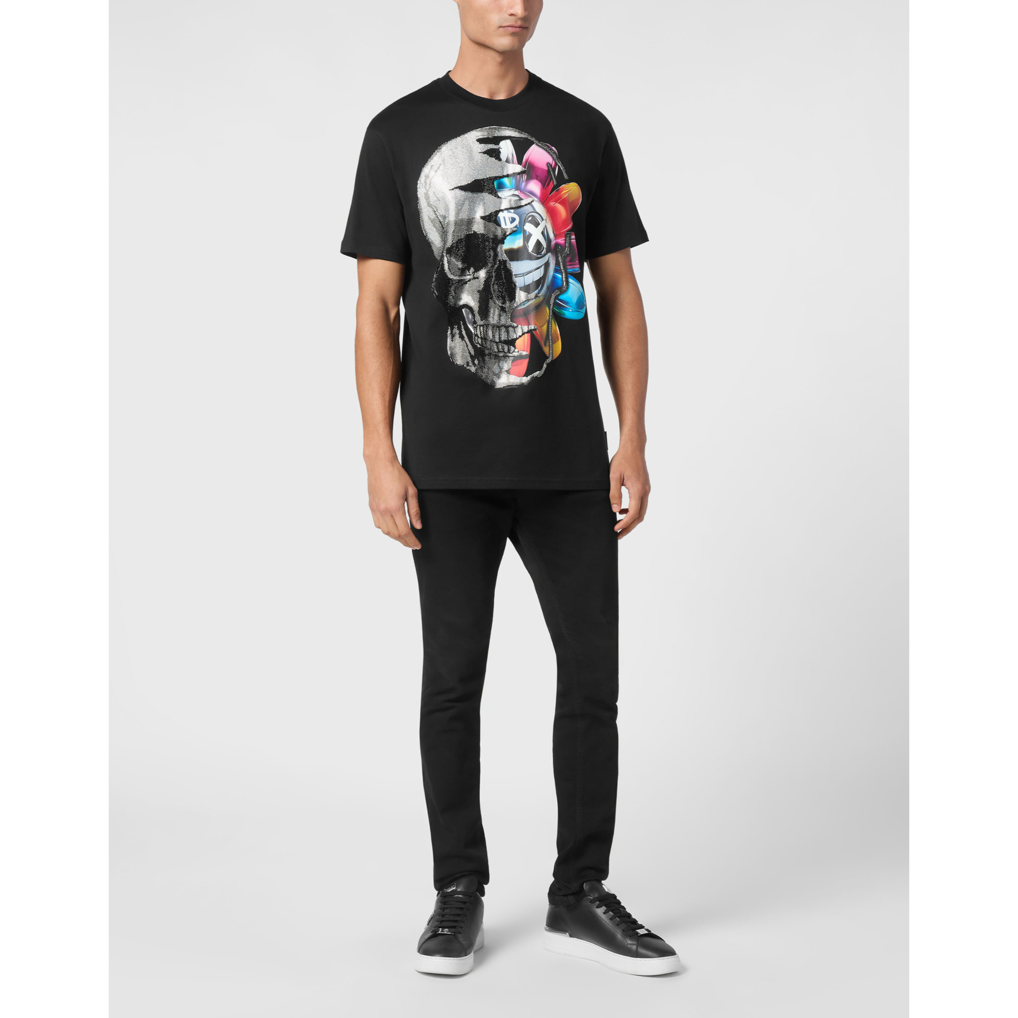 PHILIPP PLEIN Camiseta Cuello Redondo SMILE