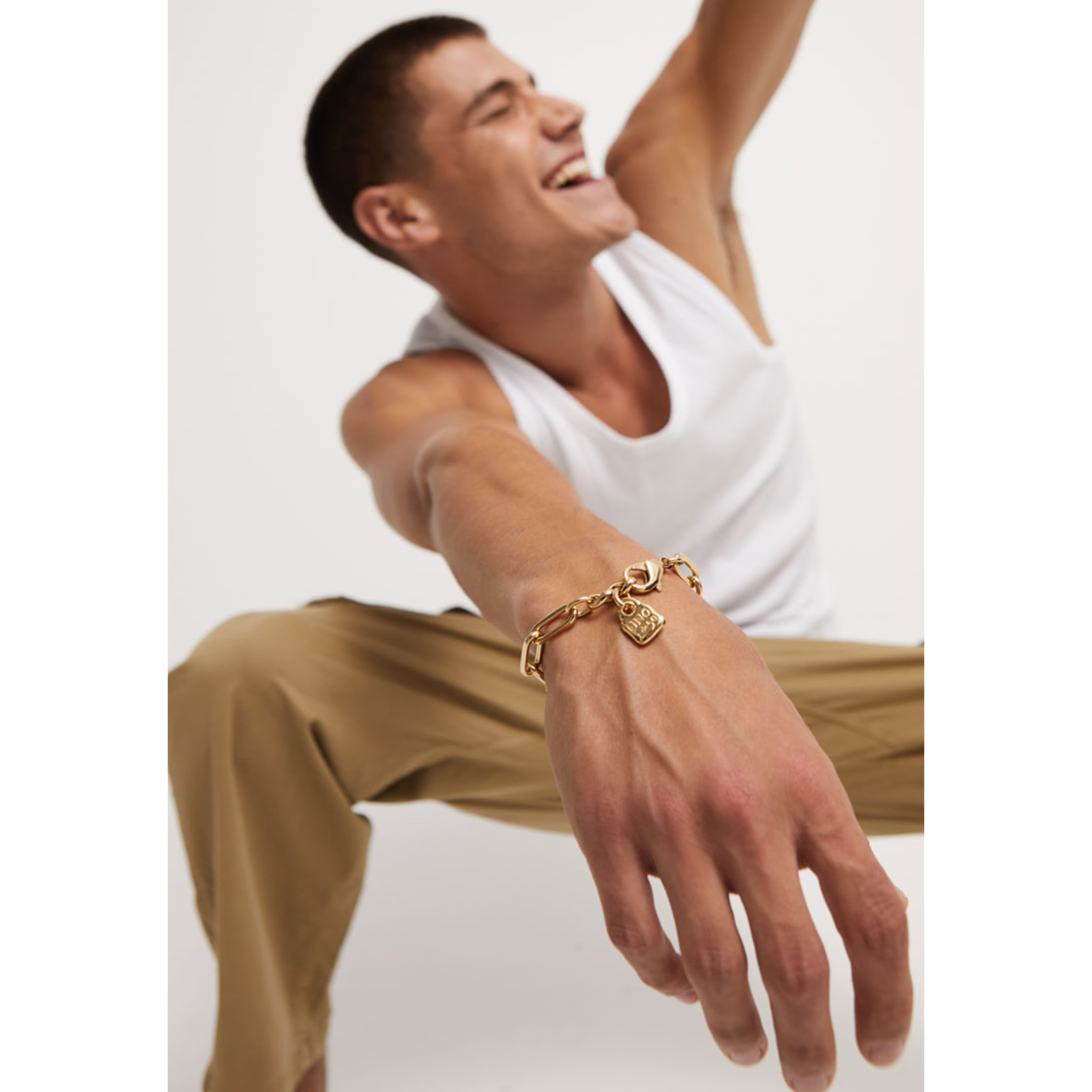 Pulsera SER VALIENTE DORADO L