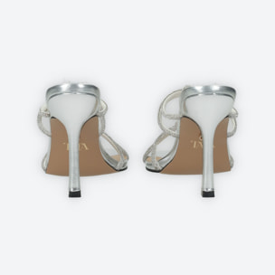 Sandali Donna Tata Italia Argentato