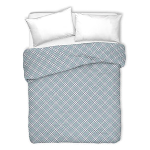 Copriletto di cotone scotty azzurro 100% cotone