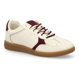 Zapatilla casual con cordón bitono