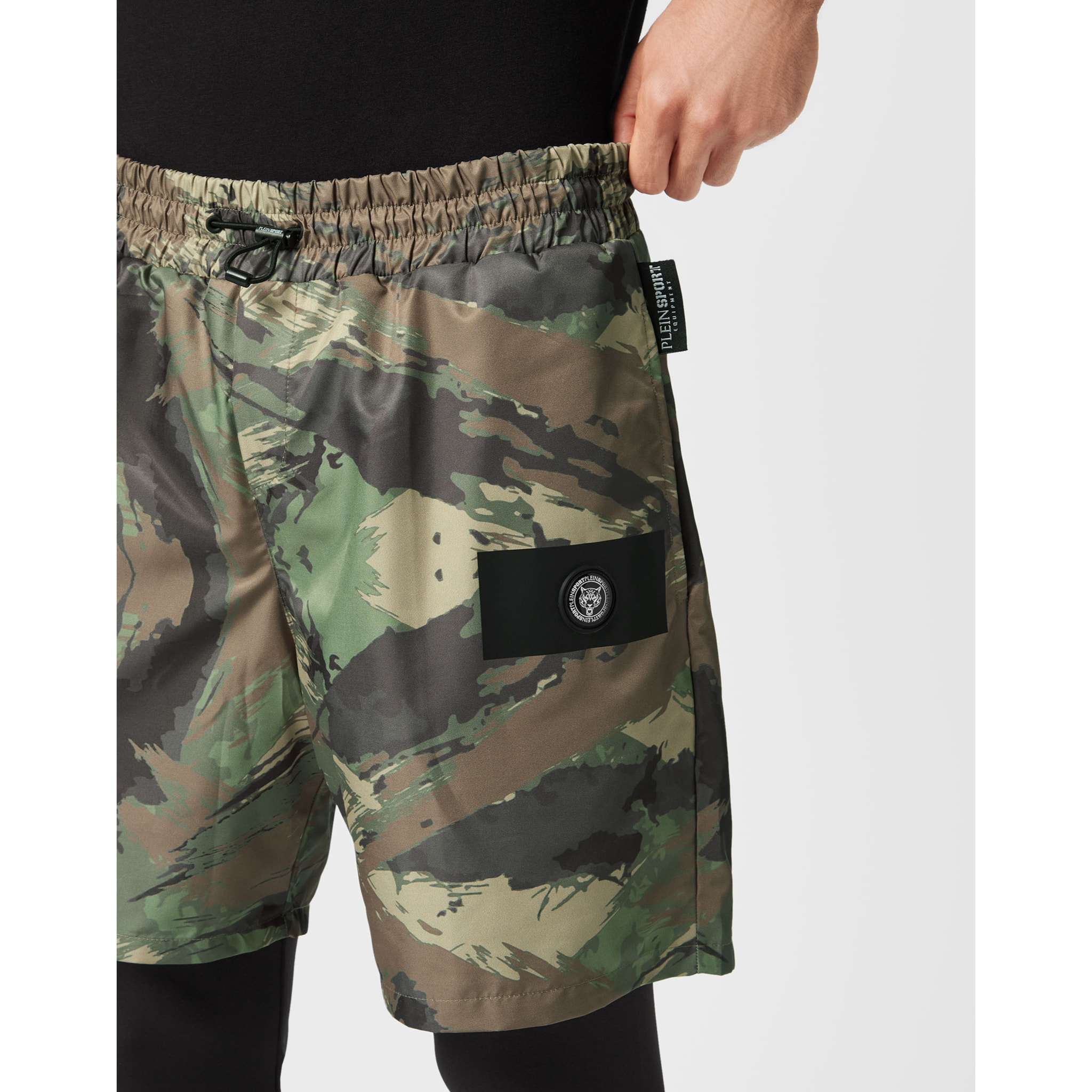 PLEIN SPORT Pantaloni da ginnastica CAMOUFLAGE