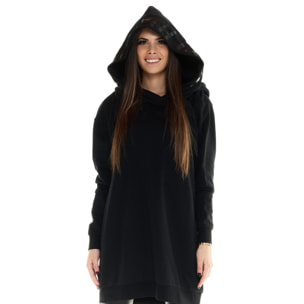 Sudadera larga blackout de mujer Leone
