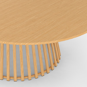 Table de jardin ronde extensible Hortensia Ø160-200cm