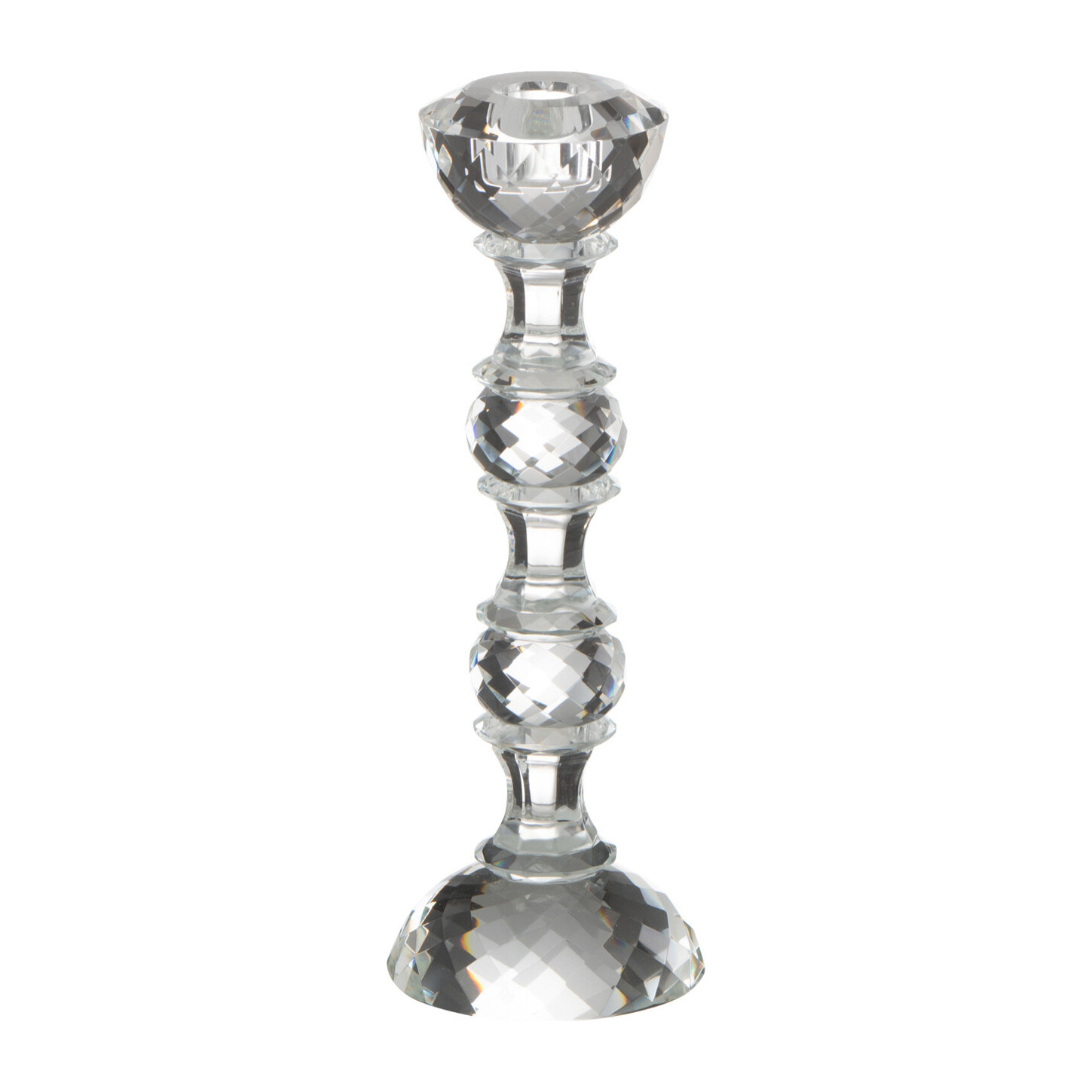 J-Line chandelier Marie - crystal - transparent - large