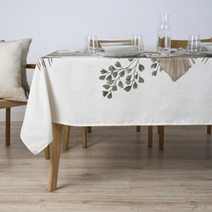 Nappe en tissu 100% coton Dahlias