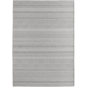TENERIFE - Tapis intérieur/extérieur gris, design ethnique