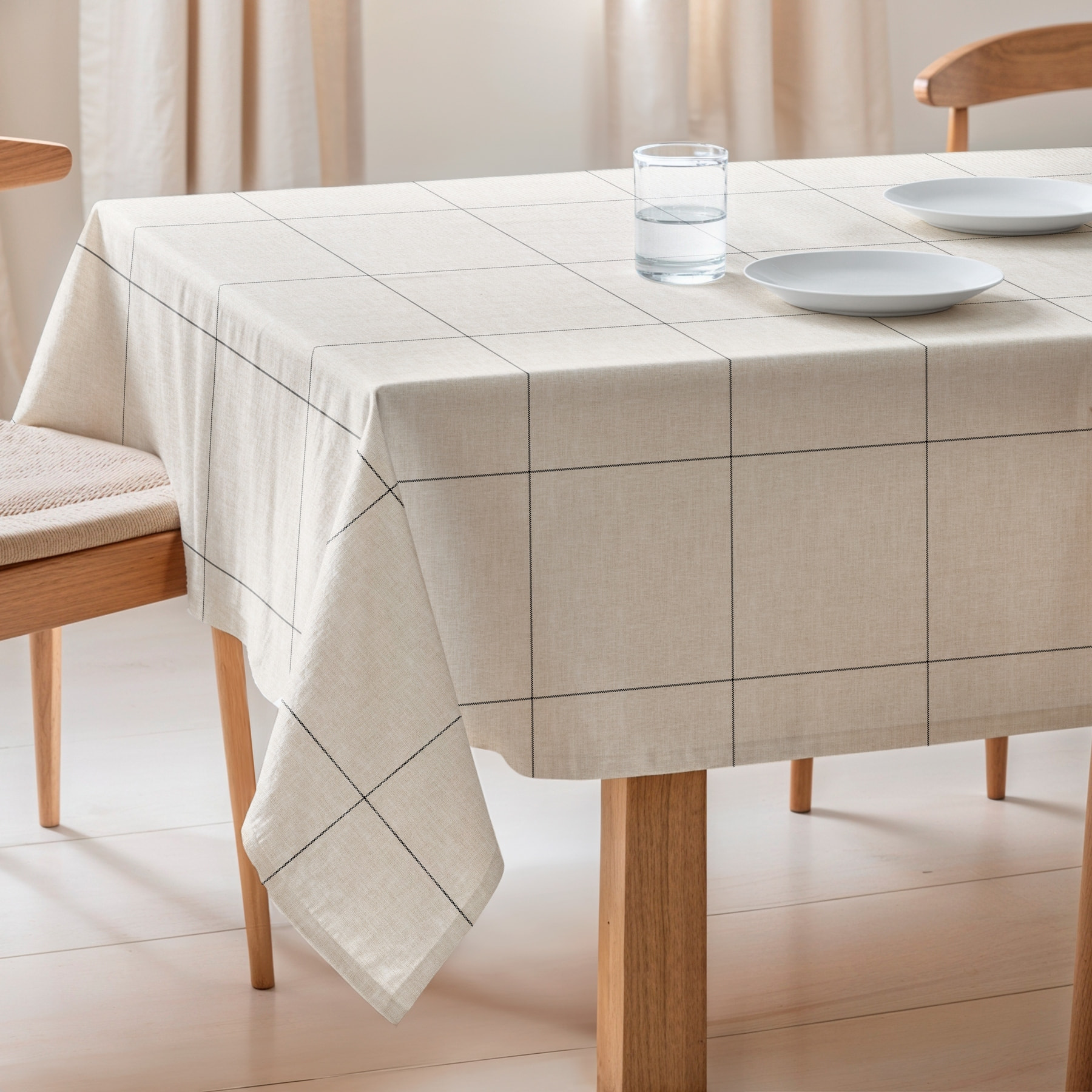 Mantel estampado antimanchas LAO NATURAL