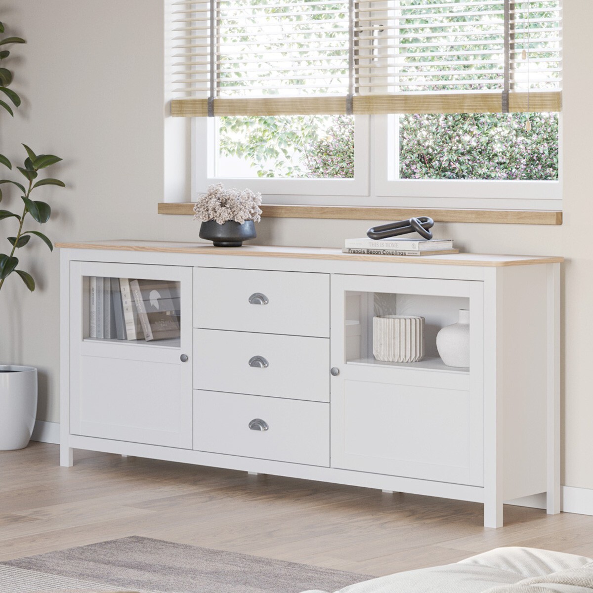Buffet 2 portes et 3 tiroirs - MACHA