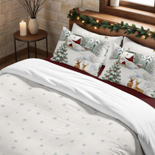 Housse de couette avec boutons-pression Forest Fawn