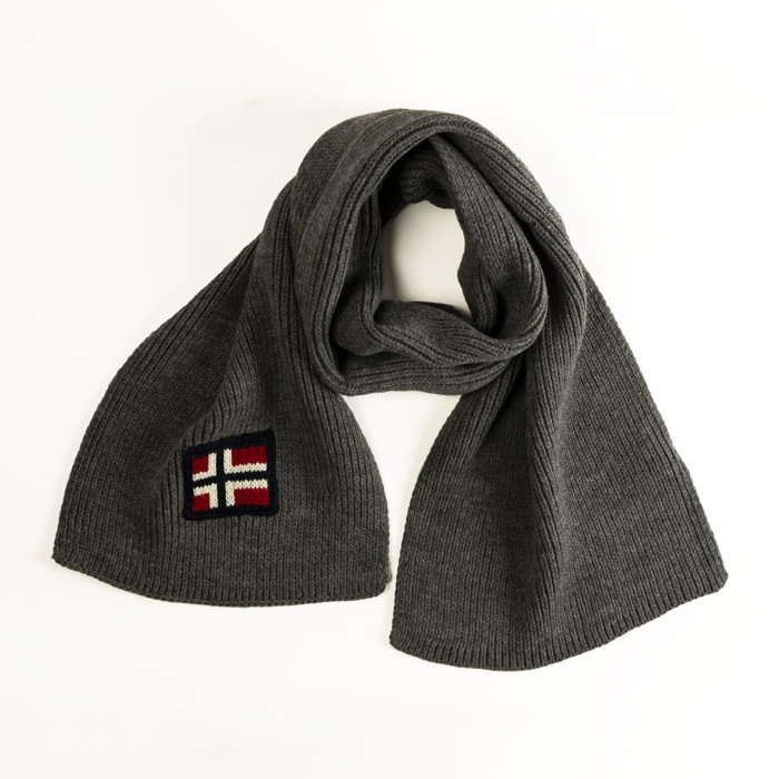 SCUOLA NAUTICA ITALIANA sciarpa uomo grey melange