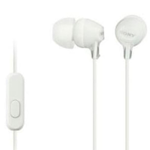 SONY MDR-EX15AP BLANCO AURICULARES IN-EAR CÓMODOS Y LIGEROS 8Hz A 22 kHz DIAFRAGMA 9mm