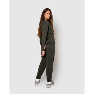 Pantalón largo básico deportivo gris marengo