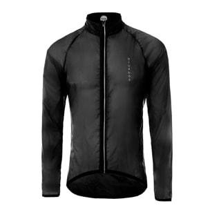 CHAQUETA IMPERMEABLE CICLISMO PARA HOMBRE BLUEBALL EN NEGRO