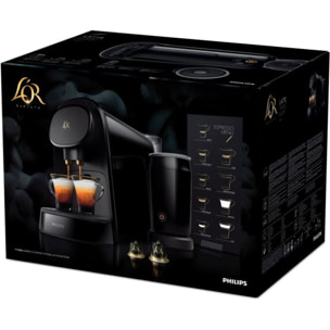 Cafetière à dosette PHILIPS LM8014/60 L'Or Barista Original Noire avec mousseur