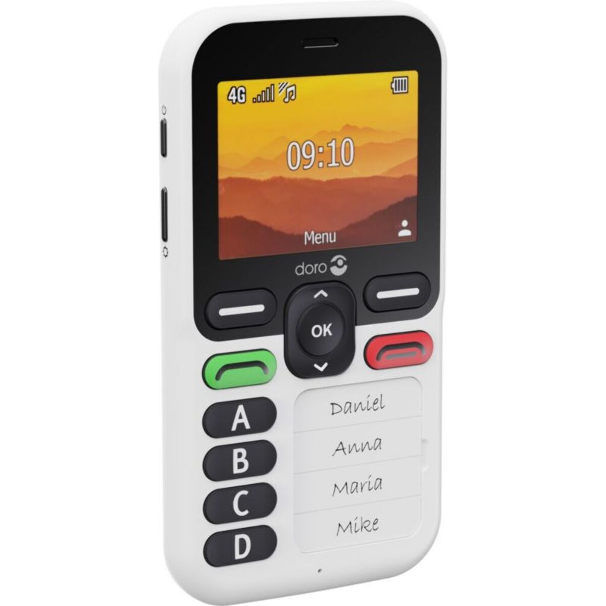 Téléphone portable DORO Leva X10 Blanc/Noir