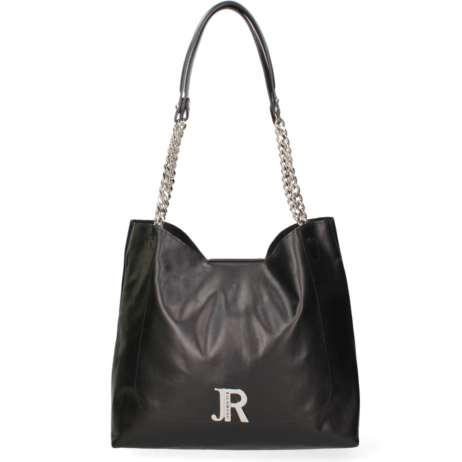 Borsa a spalla da donna Made in Italy - Modello Solara Chic - Vera pelle - 34.0 x 31.0 x 15.0 cm