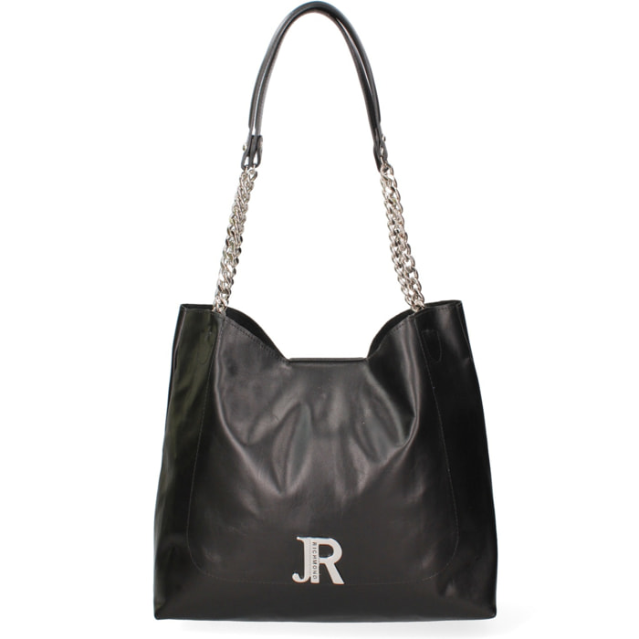 Borsa a spalla da donna Made in Italy - Modello Solara Chic - Vera pelle - 34.0 x 31.0 x 15.0 cm