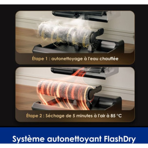 Aspirateur laveur TINECO Floor One Switch i5 Stretch Noir