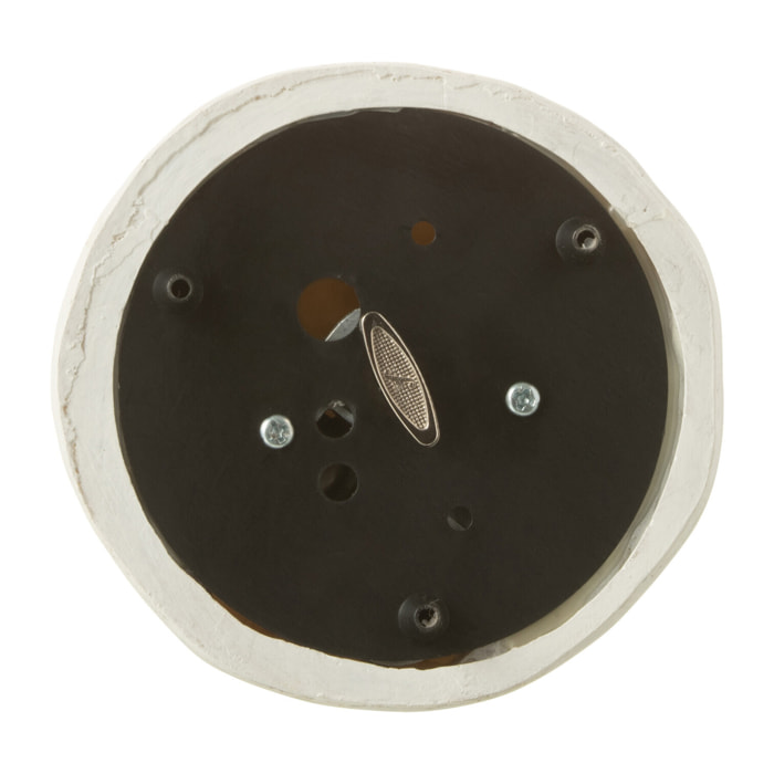 J-Line décoration Boîte à Musique Lapins Fleurs Couronne - polyrésine - mix