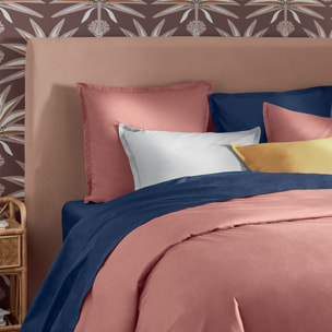 Taie d'oreiller en coton - rose blush 63x63 cm