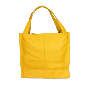 Borsa a spalla  da donna In Vera pelle Made in Italy 34x32x11 cm