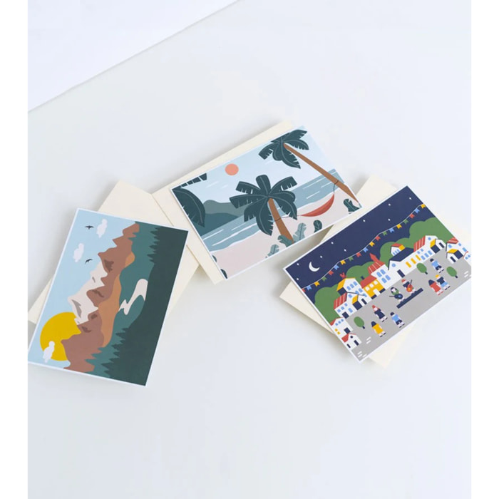 Postal "Teletransportate al mar"