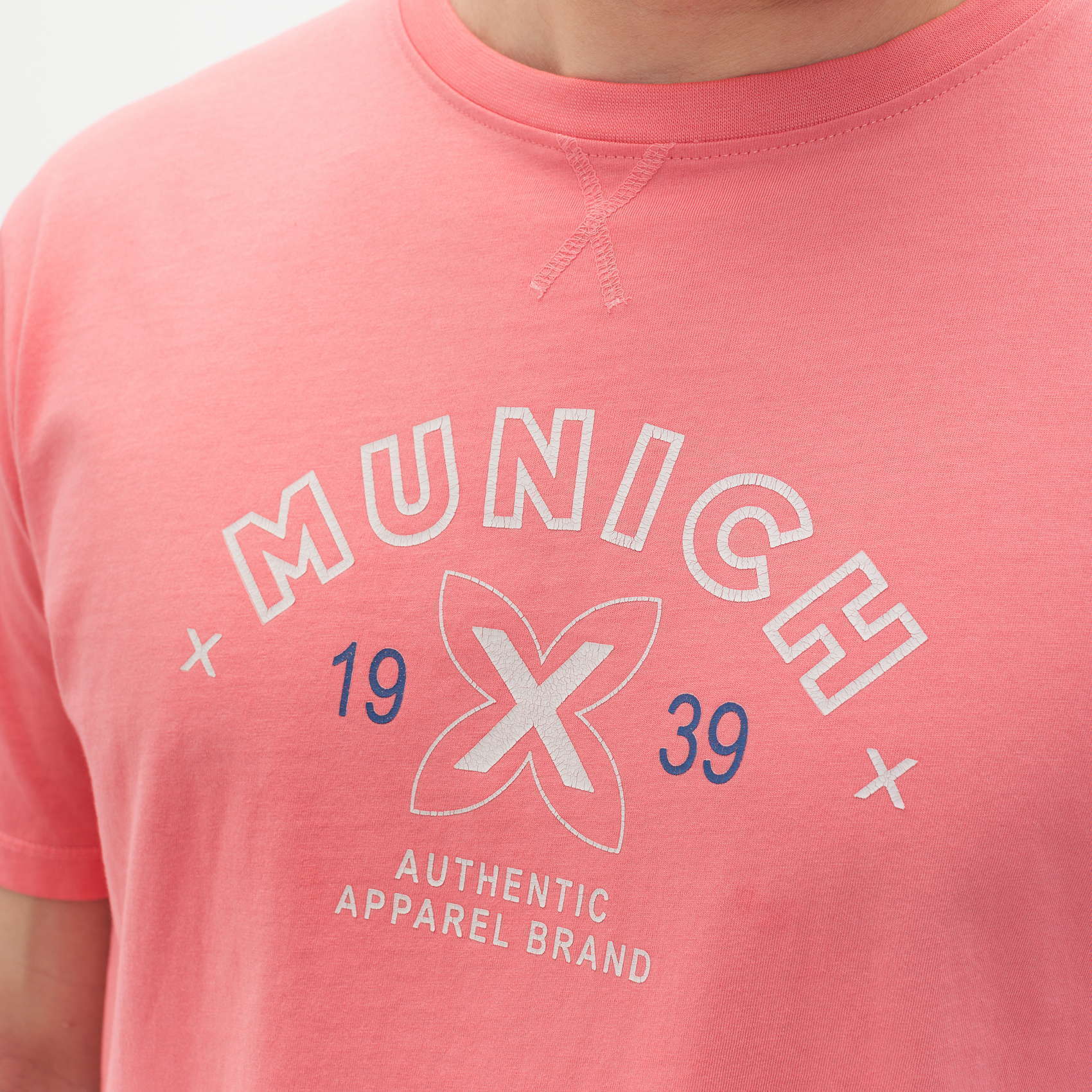 Camiseta MUNICH authentic de algodón coral
