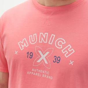 Camiseta MUNICH authentic de algodón coral
