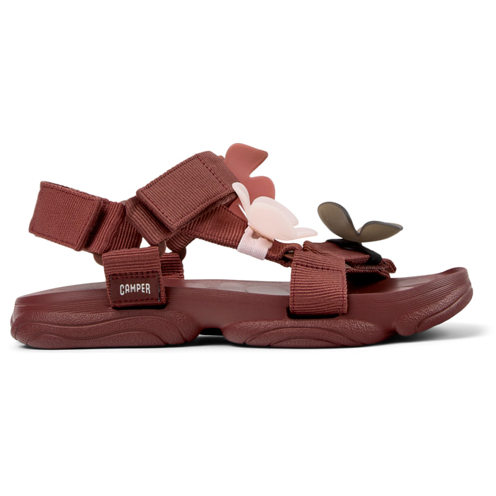 Sandalias - CAMPER Karst Sandal Twins - Burdeos - Textil técnico