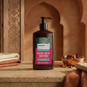 Keratine - Soin Définition sans-Rinçage - Cheveux Secs & Abimés 400 ml