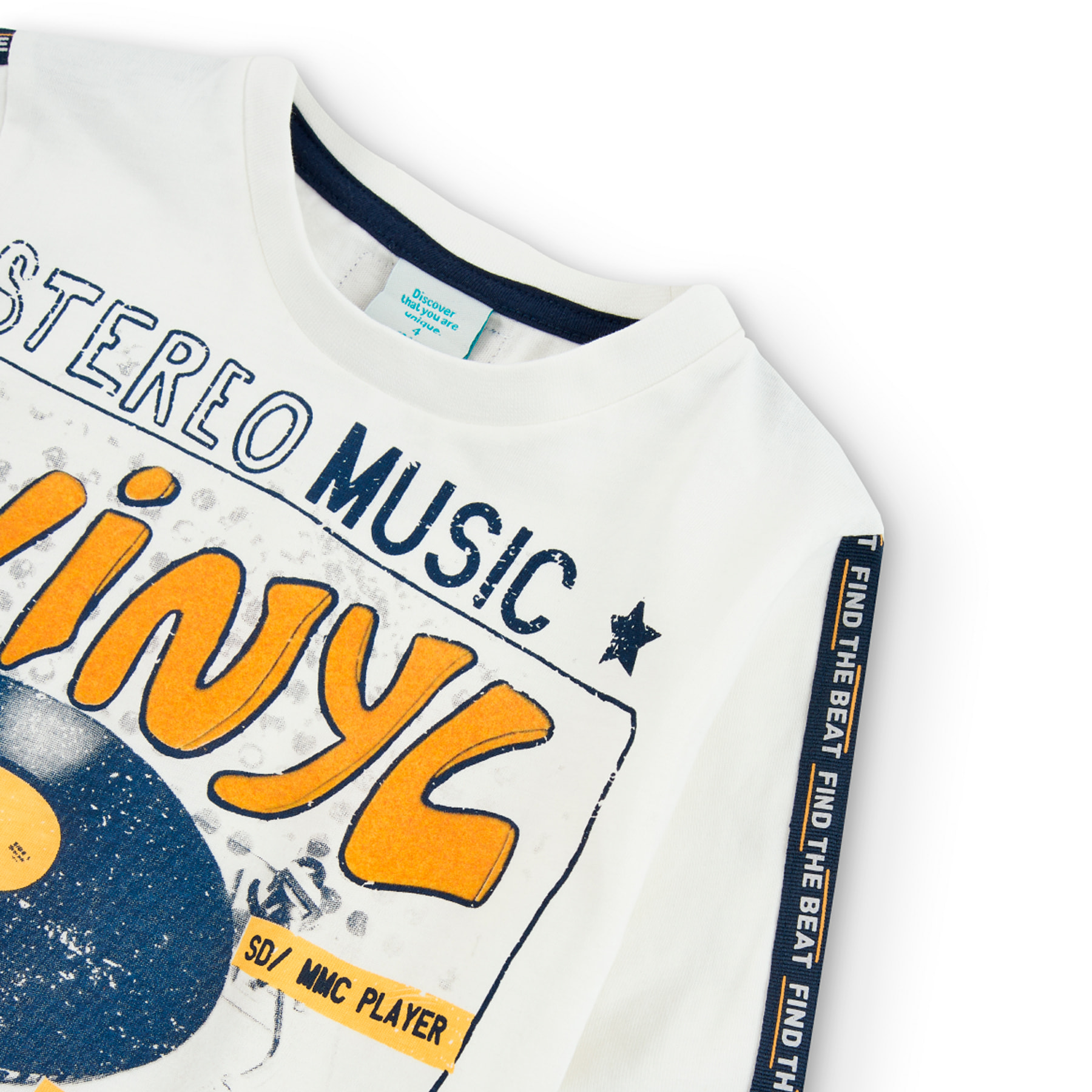 Camiseta punto "bbl music" de niño