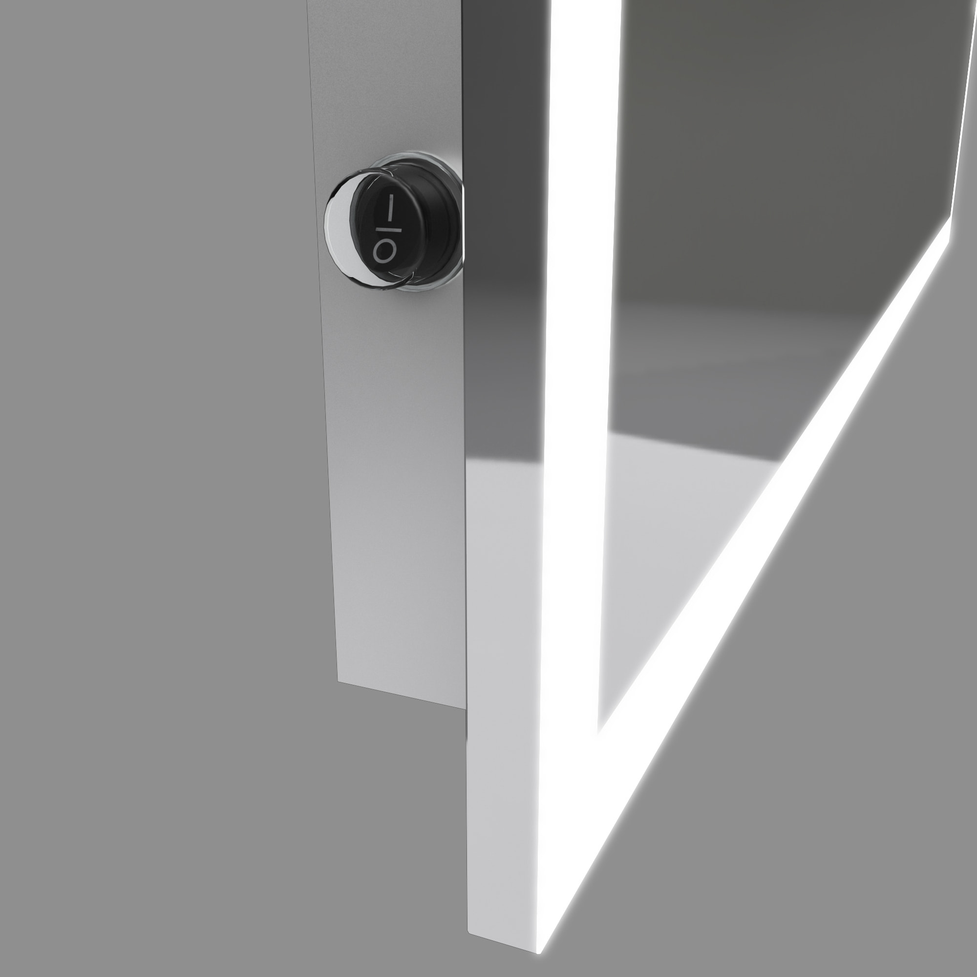 Miroir salle de bain LED auto-éclairant FRAME 60x80cm