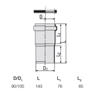 Pack Geberit  DuoFix 100 + Plaque de Commande Delta 50 Chrome (SETUP100-PRO4)