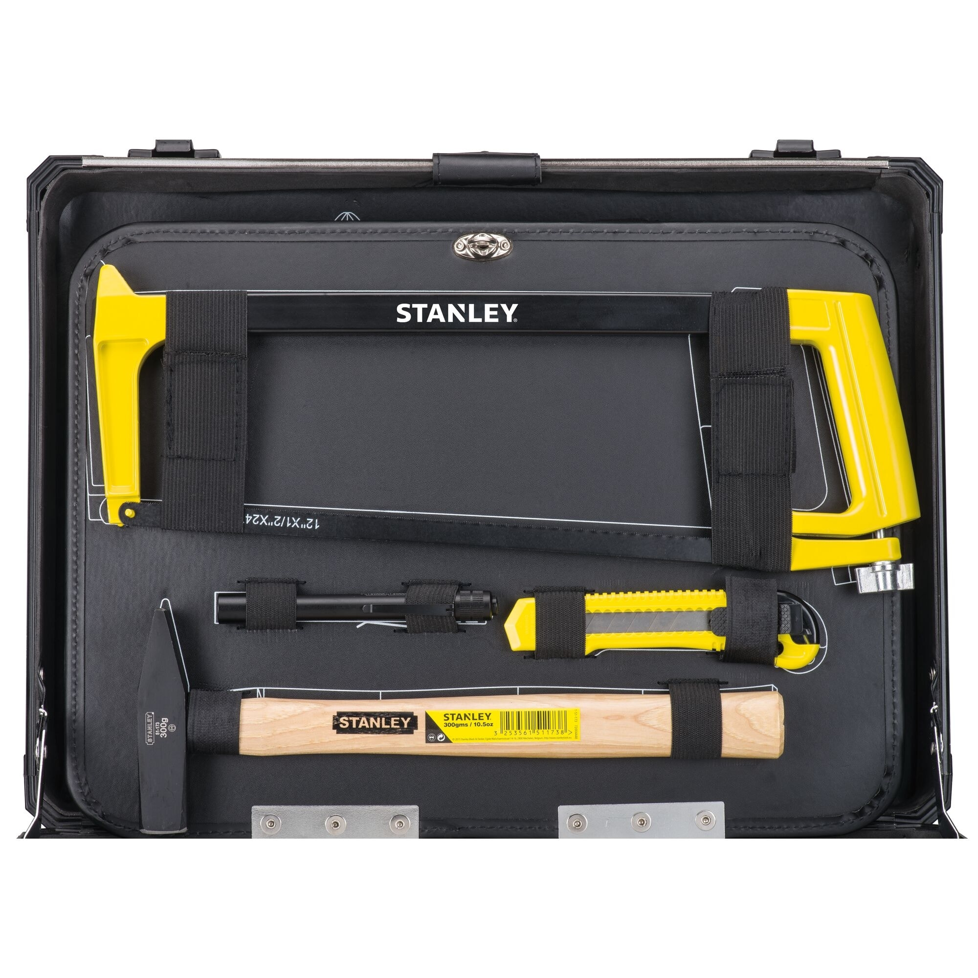 Valise de Maintenance STANLEY 142 Pièces - 4 Volets Accessibles Regroupant l’Essentiel de l’Outillage