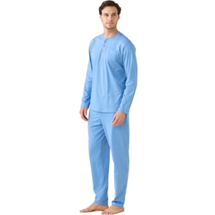 Pigiama uomo estivo in cotone articolo stripes. Noidinotte