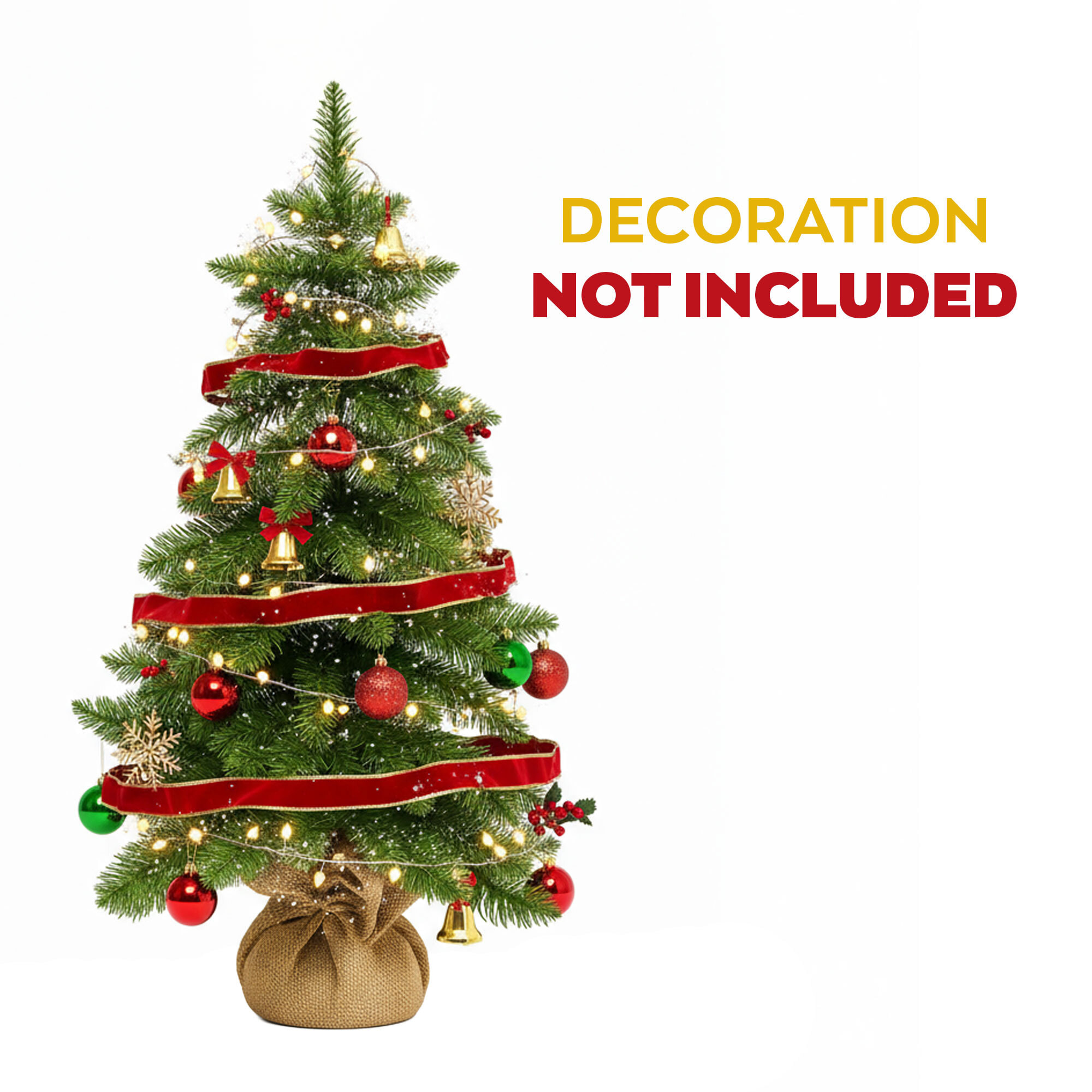Sparky - Mini Albero di Natale Pinetto Tradizionale in PVC H90 cm, 96 Punte