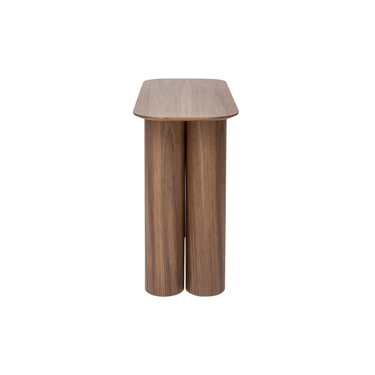 Console design en bois foncé L100 cm FOLEEN