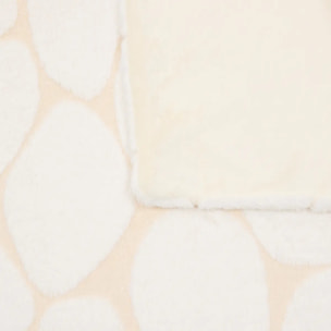 Plaid Boucly 120x160cm galets beige