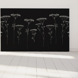 Tête de lit Végétal | Coloris Noir | Largeur au choix