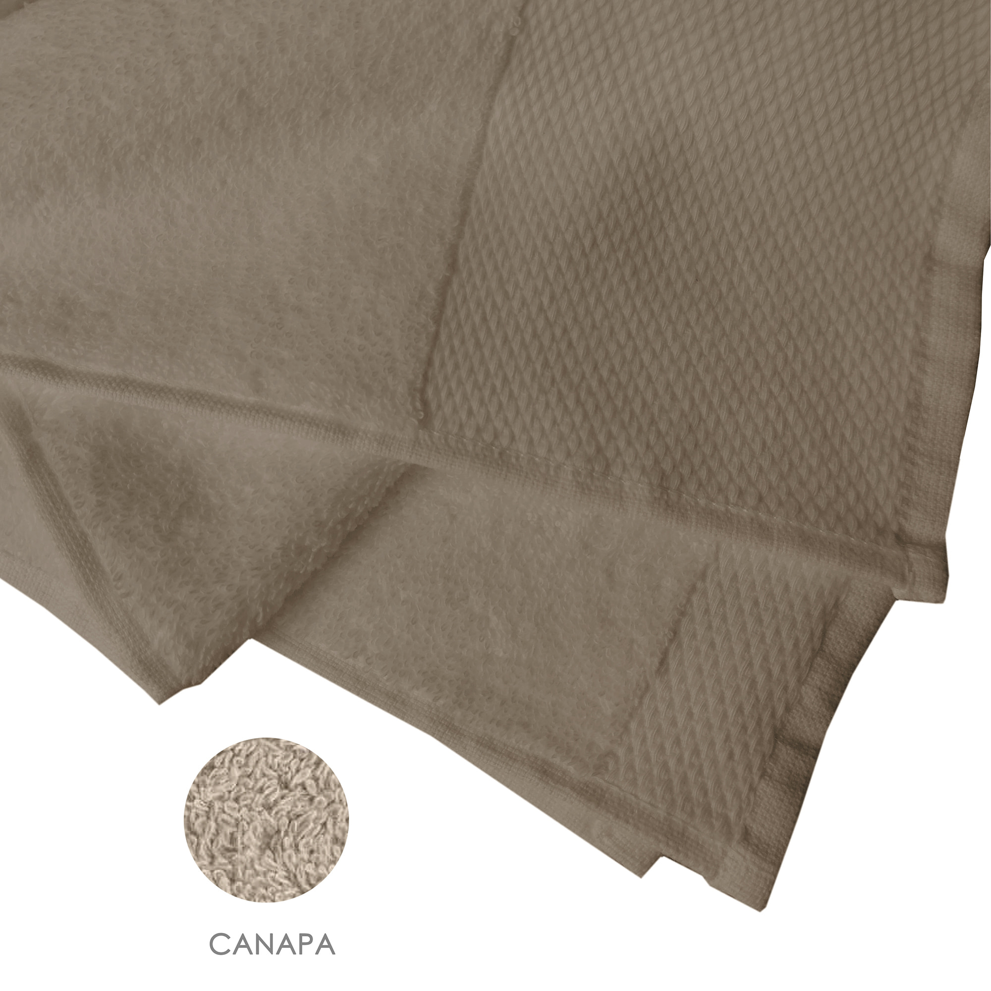 Telo doccia 100x150 cm canapa