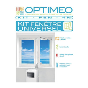 Kit calfeutrage OPTIMEO universel vers fenetre 4M KIT-FEN-4M