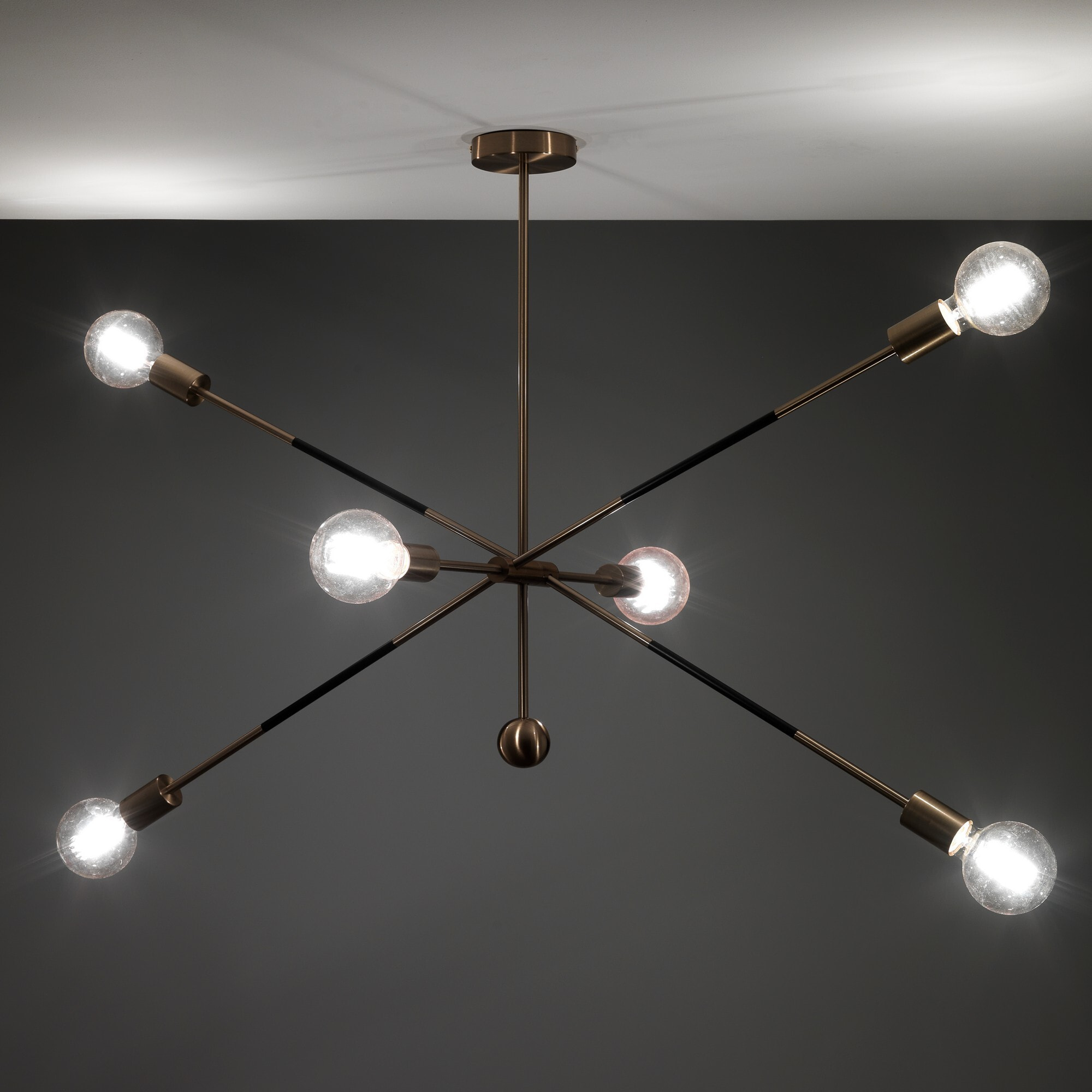 Suspension Tomasucci DEVON B, en acier, noir