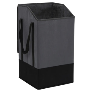 Panier à linge 45L gris