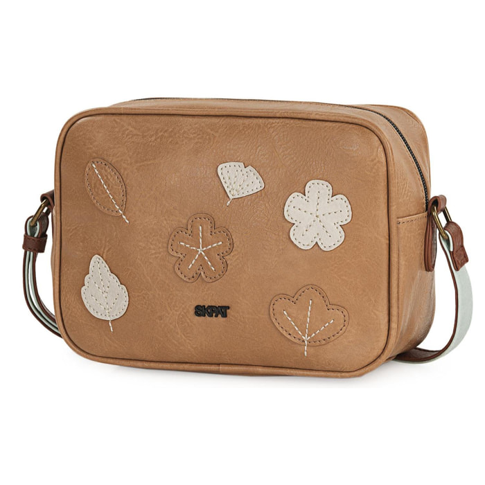 Bolso Bandolera Skpat Leaves Beige