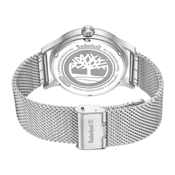 Reloj Timberland TDWGH0028801 Hombre Analogico Cuarzo con Correa de Acero inoxidable