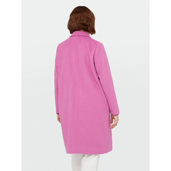 Fiorella Rubino - Cappotto doppiopetto rosa - Rosa