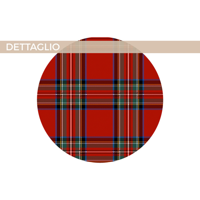 Completo Lenzuola In Flanella Scozzese CN