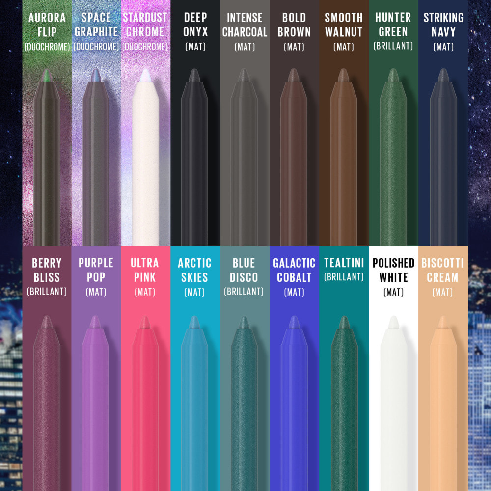 Maybelline New York Tattoo Liner Galactic Chrome Crayon Gel Eyeliner 823 Aurora Flip